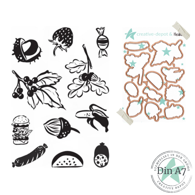 Creative Depot - Bundle - Heikes Welt - Früchte und Co 