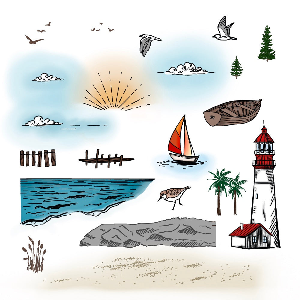 Honey Bee - Light The Way - 6x6 Stamp Set  Honey Bee - Light The Way - 6x6 Stamp Set