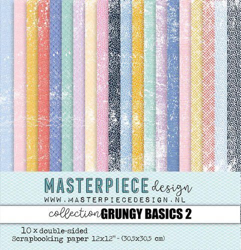 Masterpiece Papiercollectie Grungy Basics #2 12x12