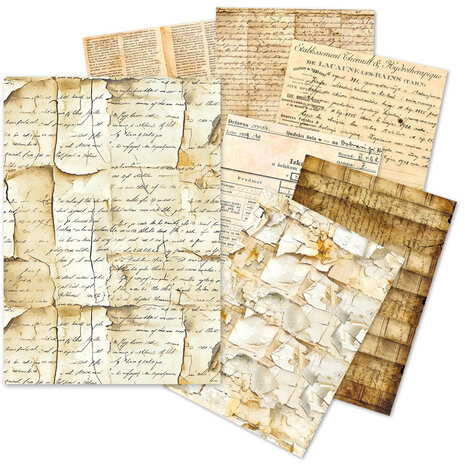 Ciao Bella - Vintage Manuscript A5 Tissue Paper Set (24pcs) 