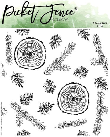 Picket Fence Studios - A Forest Walk 4x4 Inch Clear Stamps Picket Fence Studios - A Forest Walk 4x4 Inch Clear Stamps