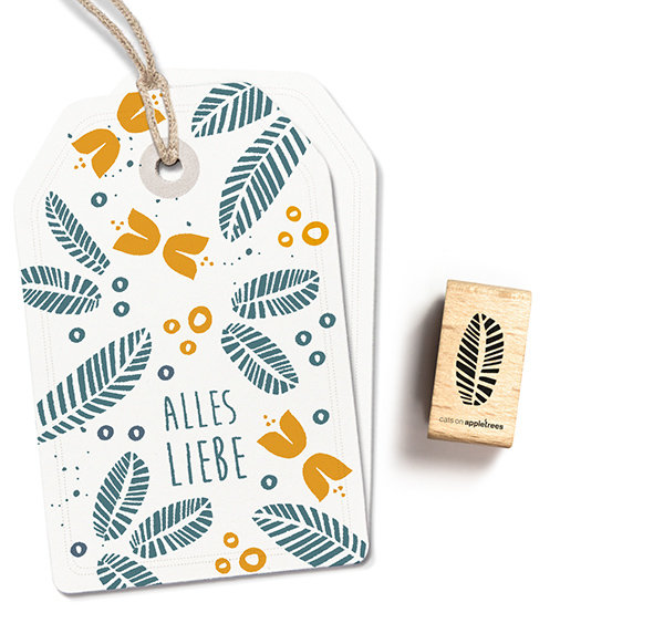 Cat on Appletrees - Stempel Pflanze 30