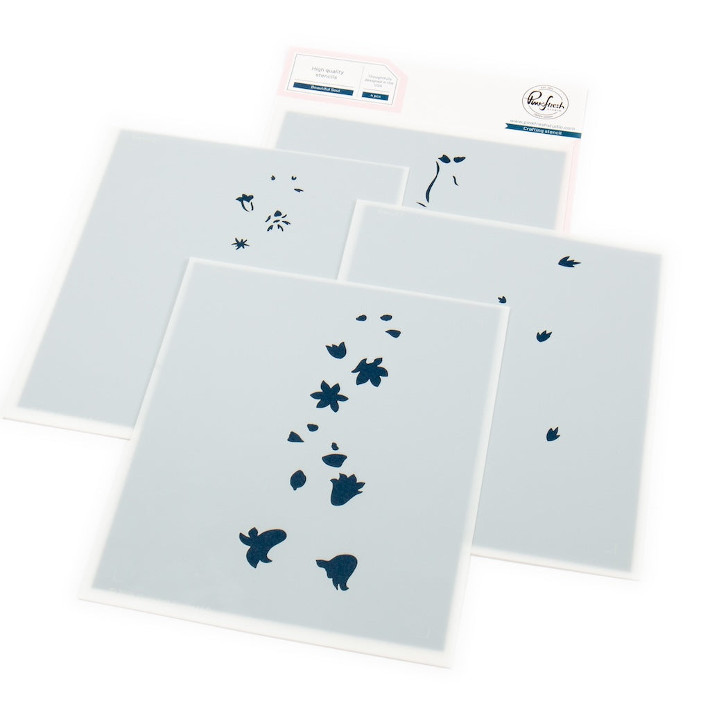 Pinkfresh Studio Stencils -  Beautiful Soul stencil Pinkfresh Studio Stencils -  Beautiful Soul stencil