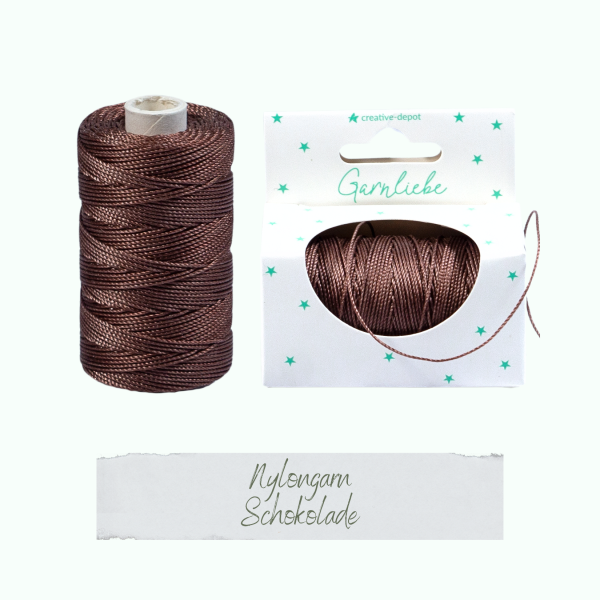 Creative Depot -Nylongarn - Schokolade - Garnliebe