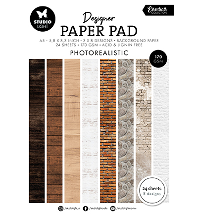 StudioLight -  Designer Paper Pad Photorealistic Essentials nr.331