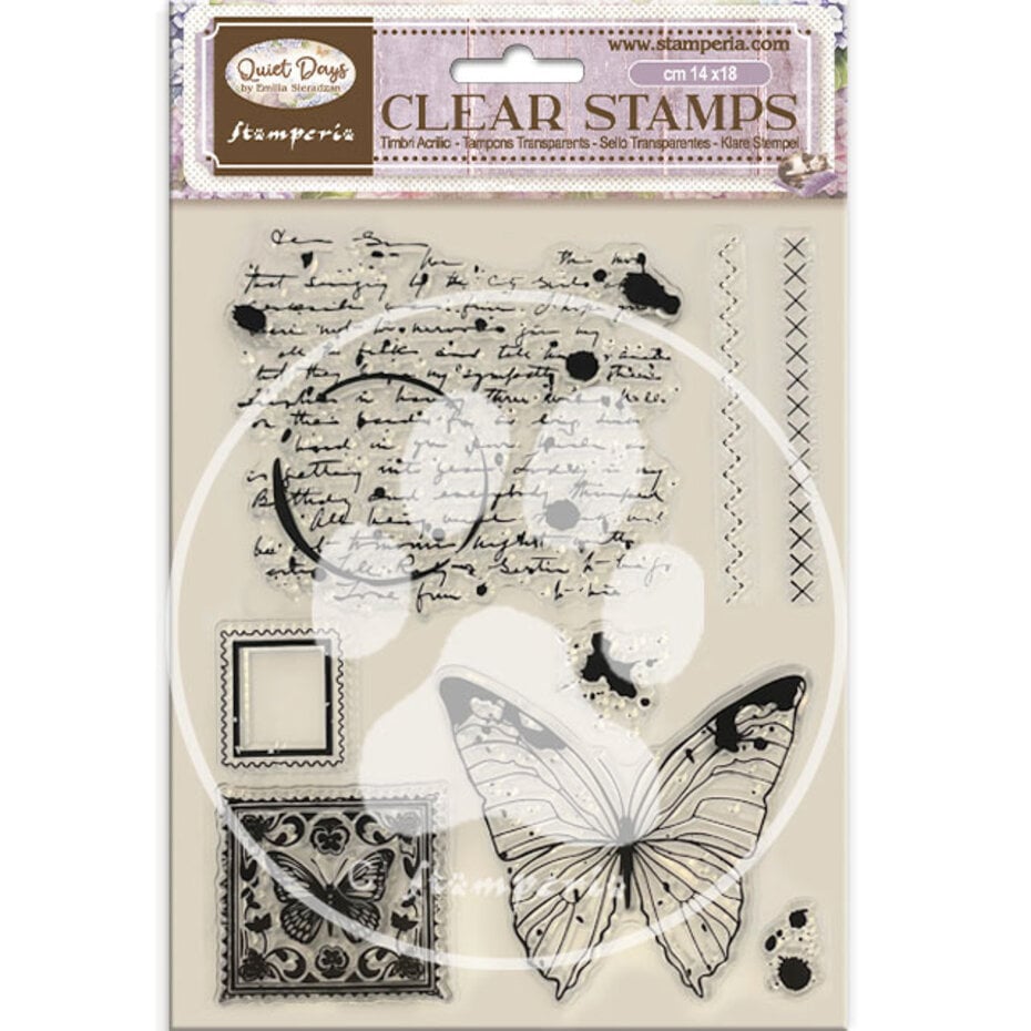 Stamperia - Quiet Days Clear Stamp Butterfly