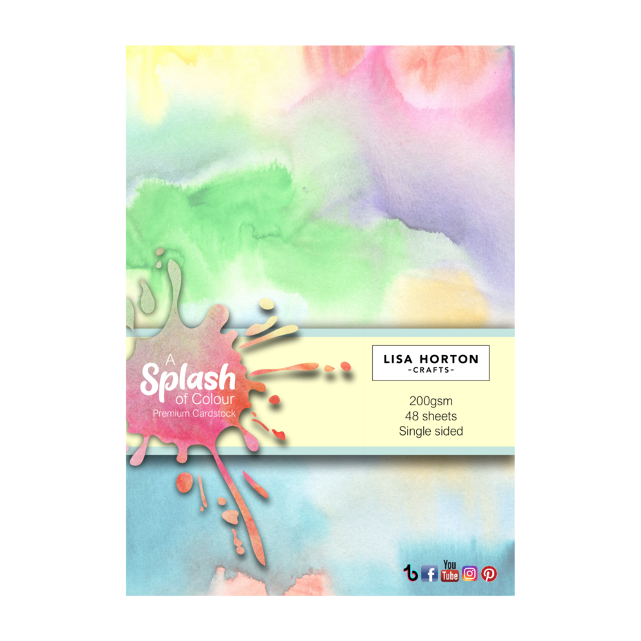 Lisa Horton Crafts - A Splash of Colour 5x7 Inch Premium Cardstock (48pcs)