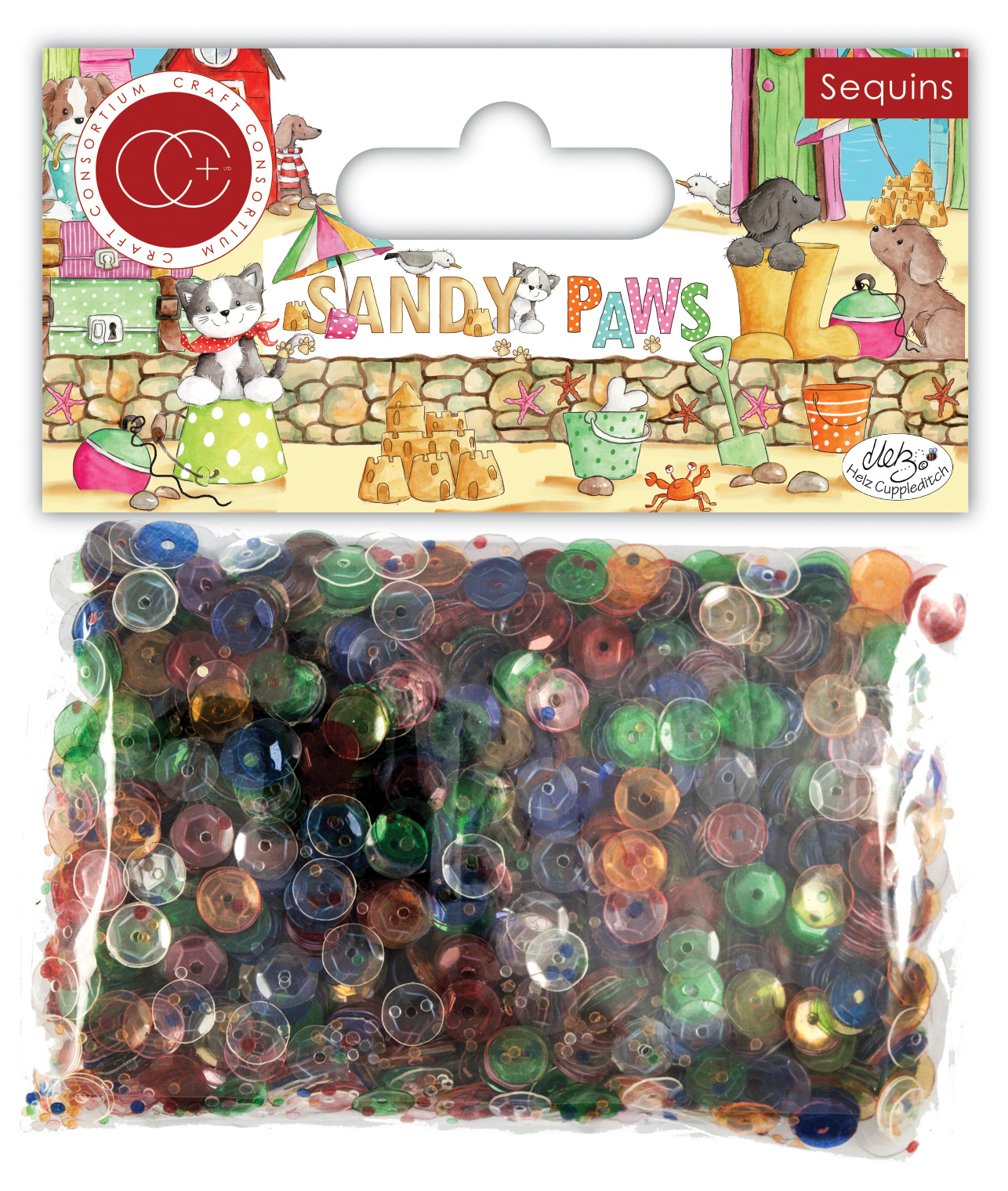 craft-consortium-sandy-paws-sequins-ccsqn005 craft-consortium-sandy-paws-sequins-ccsqn005