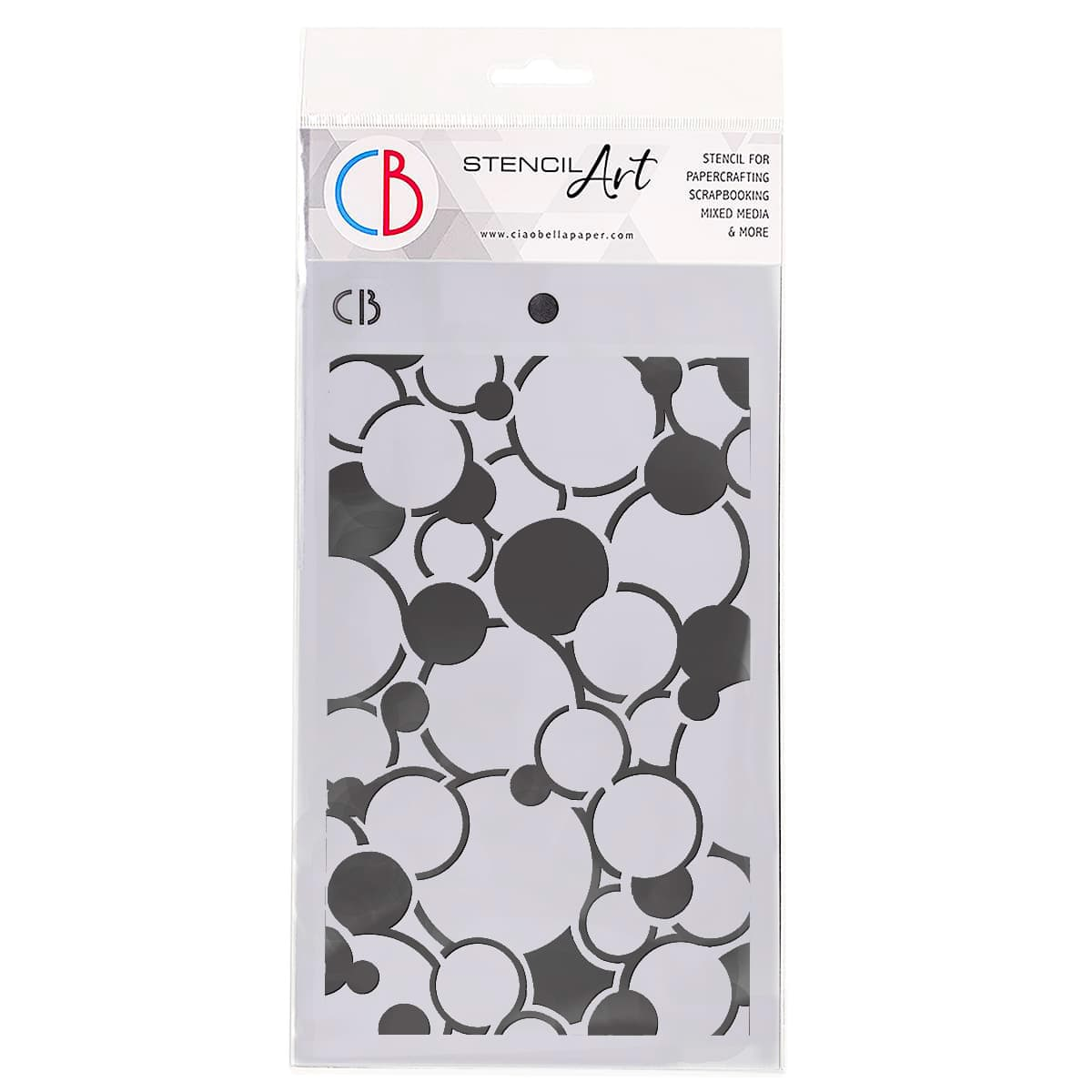Ciao Bella - Texture Stencil 5"x8" Bubbles