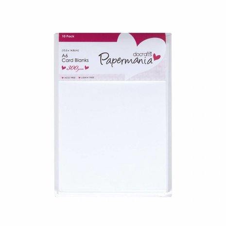 papermania-cards-envelopes-a6-white-10pk-pma-15010 papermania-cards-envelopes-a6-white-10pk-pma-15010