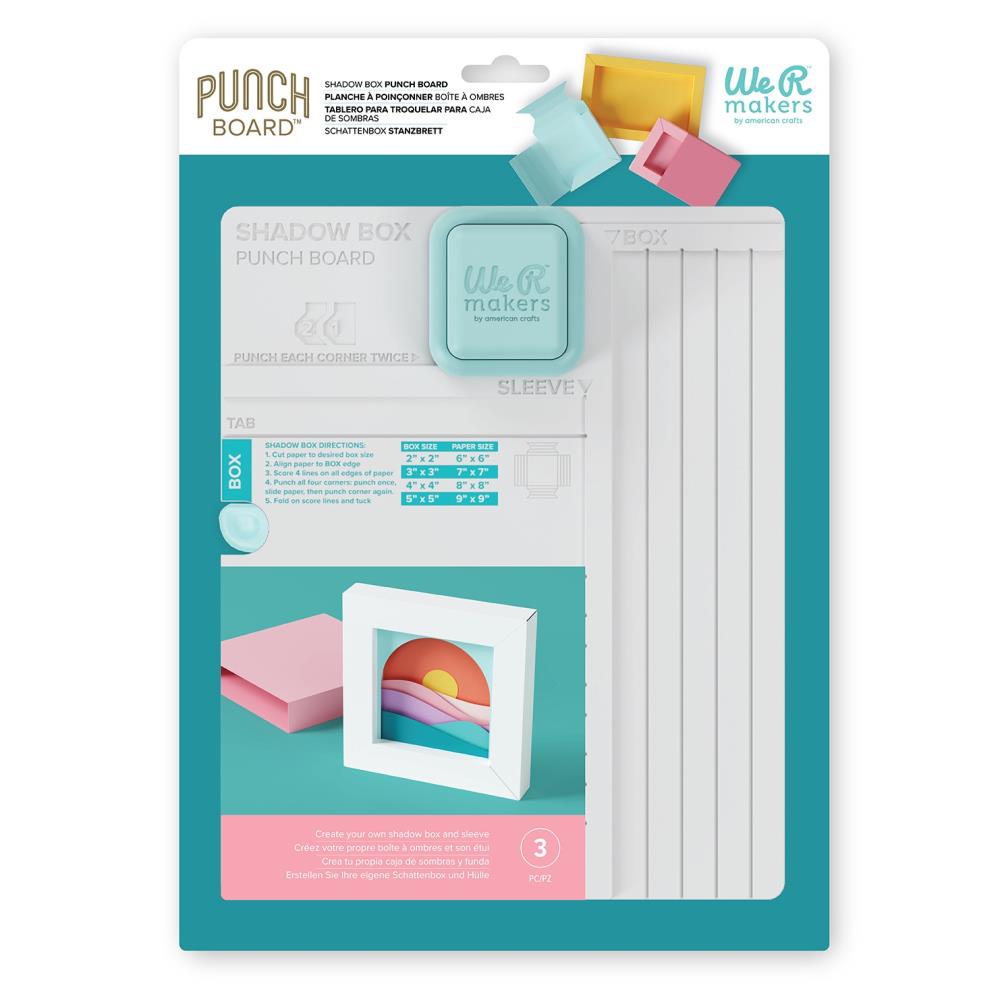 We R Makers Punch Board -  Shadow Box 