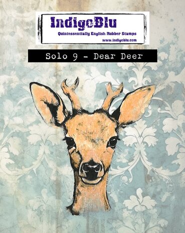 IndigoBlu - Solo 9 Dear Deer Rubber Stamp
