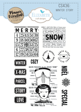 Elizabeth Craft  - Winter Wanderlust Stamps Winter Story