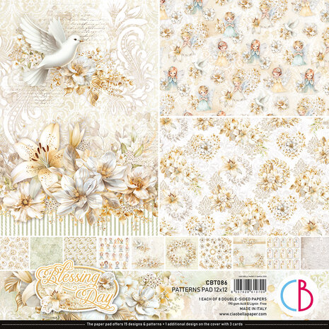 Ciao Bella - Blessing Day 12x12 Inch Patterns Pad (8pcs)