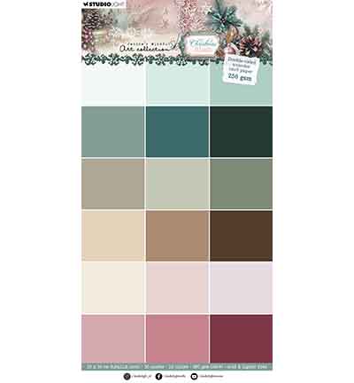 Studio Light - Double-sided card paper Christmas Blush nr. 395