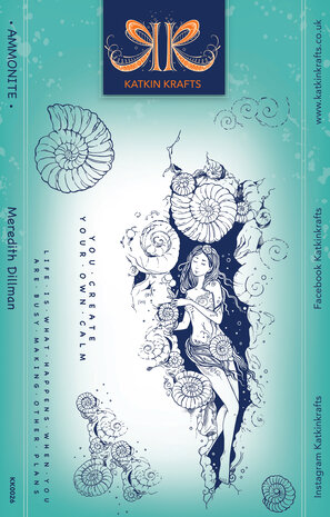 Katkin Krafts - Ammonite A5 Clear Stamp Set 