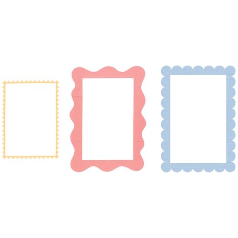 Sizzix - Thinlits Die by Letters by Shells Fun Borders (9pcs) 