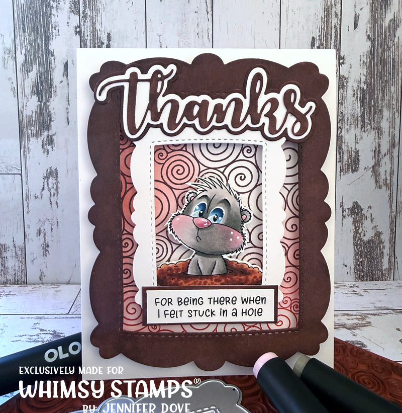 Whimsy Stamps - Gopher It! Clear Stamps