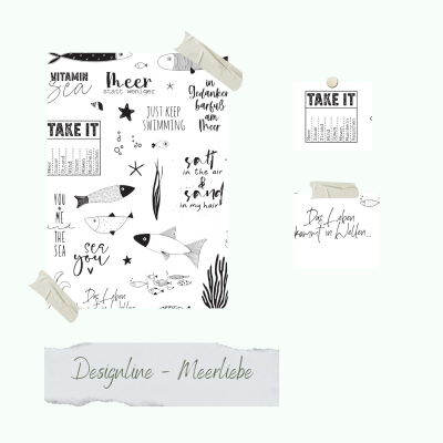 Creative Depot -  Stempelset - Designline - Meerliebe 