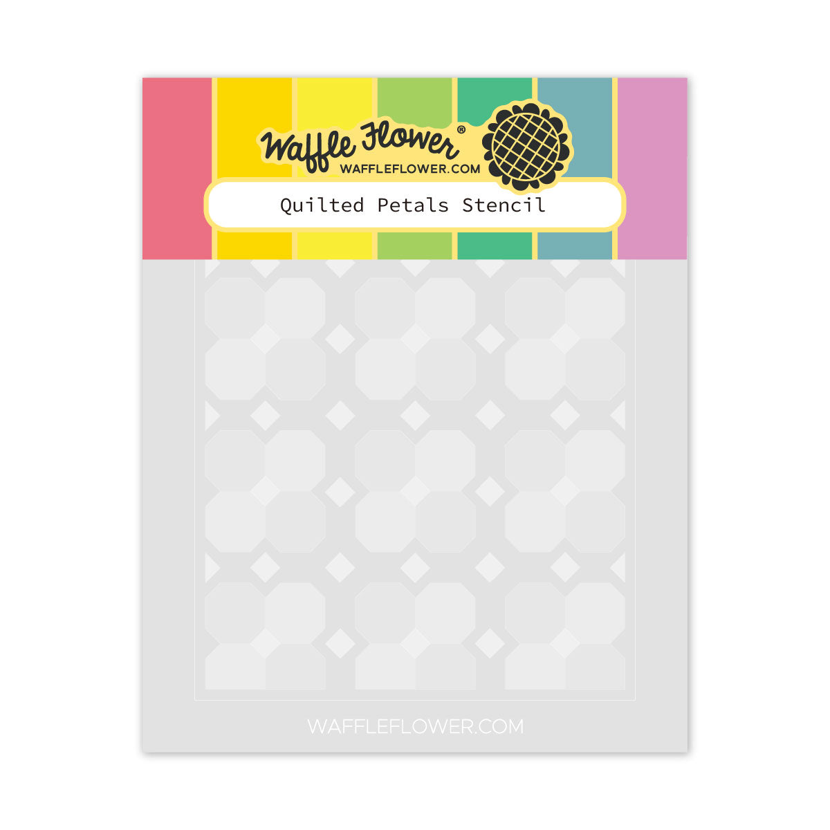 Waffle Flower - Quilted Petals Stencil