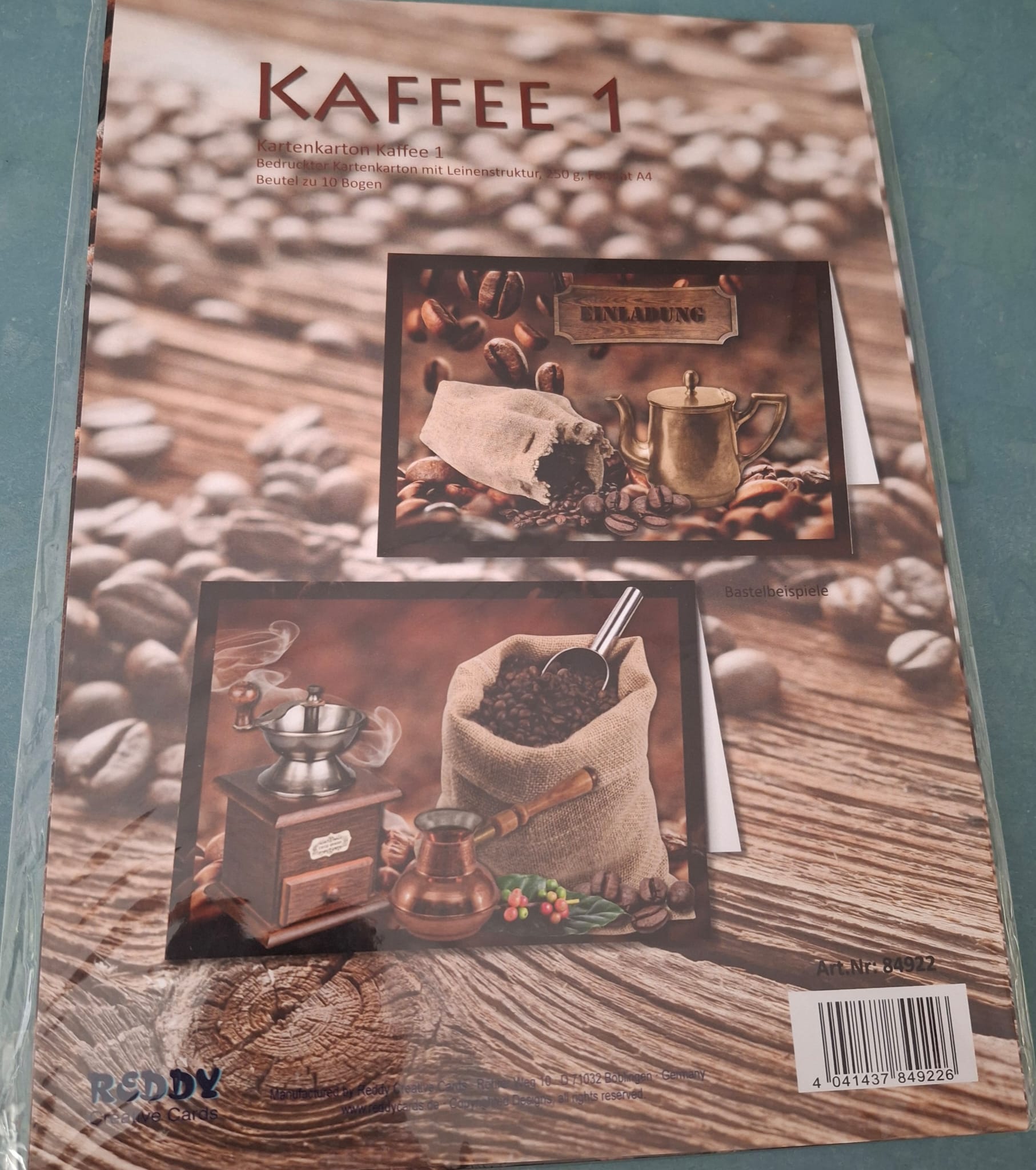Reddy Creative Cards - Kartenkarton Kaffee 1