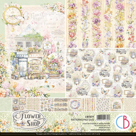 Ciao Bella - Flower Shop 12x12 Inch Patterns Pad (8pcs)