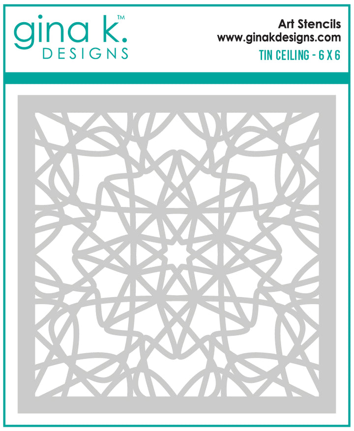 Gina K Designs - STENCIL- Tin Ceiling Gina K Designs - STENCIL- Tin Ceiling