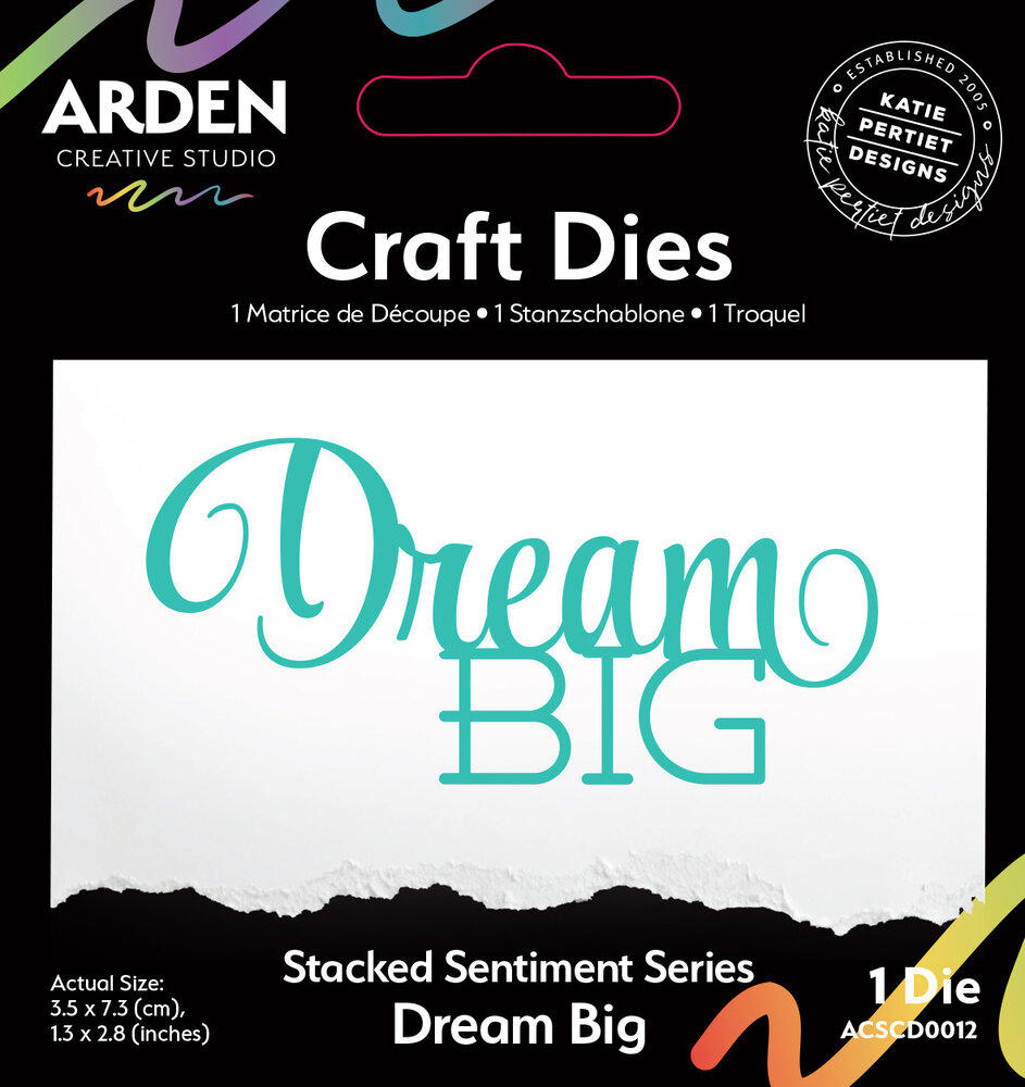 Arden Creative Studio - Sentiment Series Craft Dies Stacked Dream Big