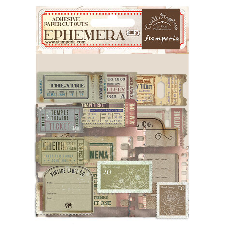 Stamperia - Create Happiness Christmas Ephemera Tickets (46pcs)