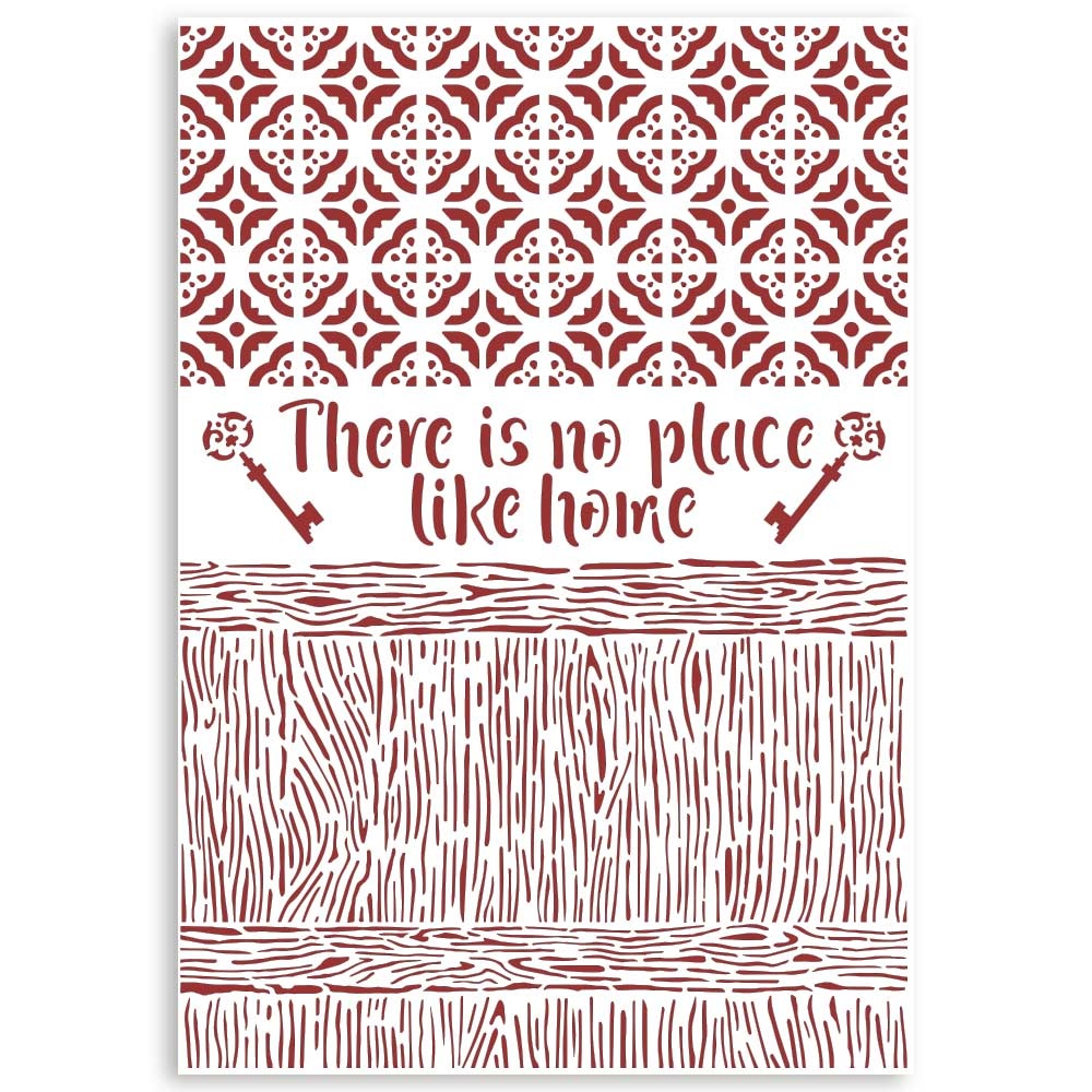 stamperia-stencil-a4-casa-granada-there-is-no-plac