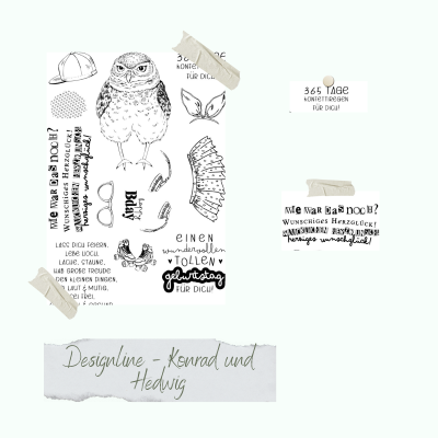 Creative Depot -   Stempelset - Designline - Konrad und Hedwig 