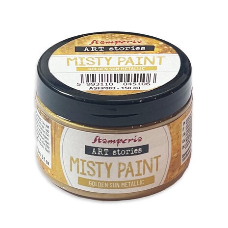 Stamperia - Art Stories Misty Paint Metallic Golden Sun 150ml