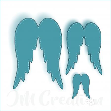 JM Creation - Stanzschablone - Flügel-Set