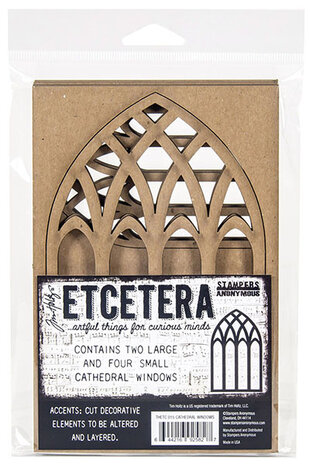 Tim Holtz Cathedral Windows Tim Holtz Etcetrera Chipboard Tim Holtz Cathedral Windows Tim Holtz Etcetrera Chipboard