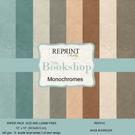 Reprint - The Bookshop 12x12 Inch Cardstock