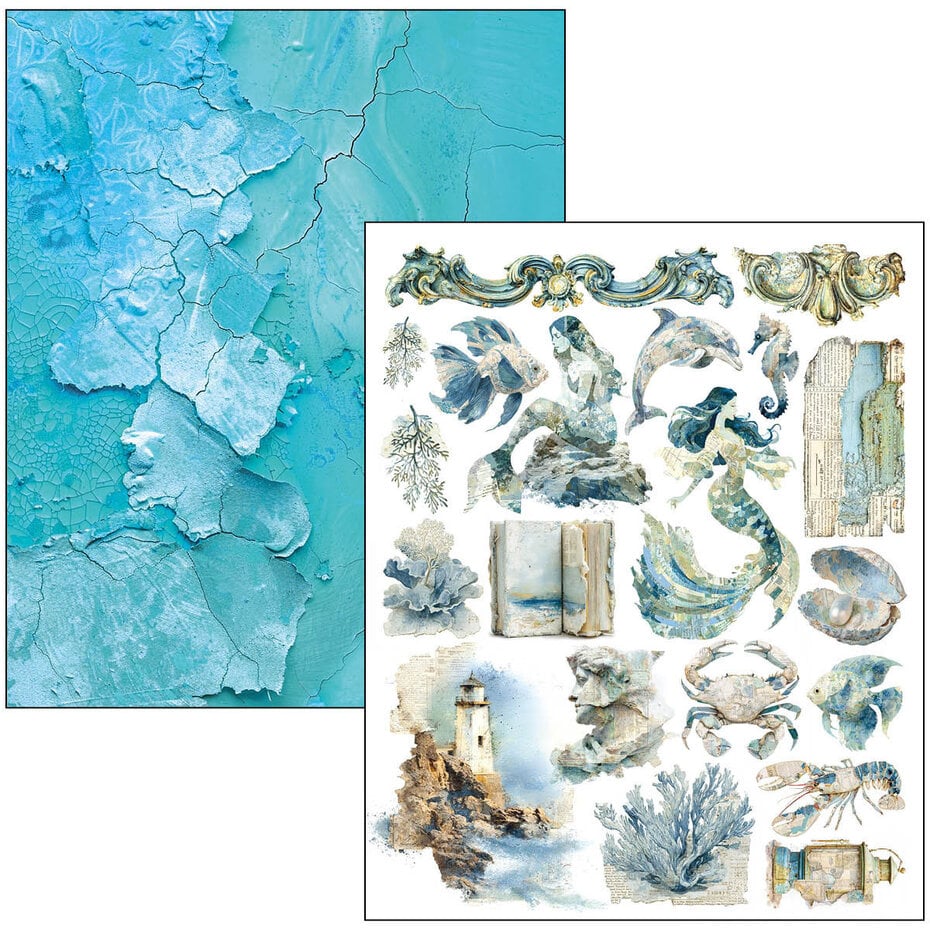 Ciao Bella - Edge of the Ocean A4 Maxi Mixed Media Book