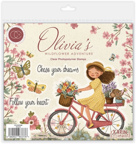 Craft Consortium - Olivia's Wildflower Adventures A6 Photopolymer Stamp Set Dreams