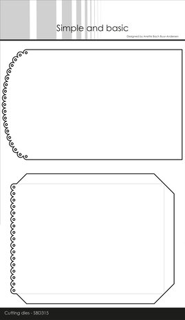 Simple and Basic Giftbag for A6 Cards Cutting Dies