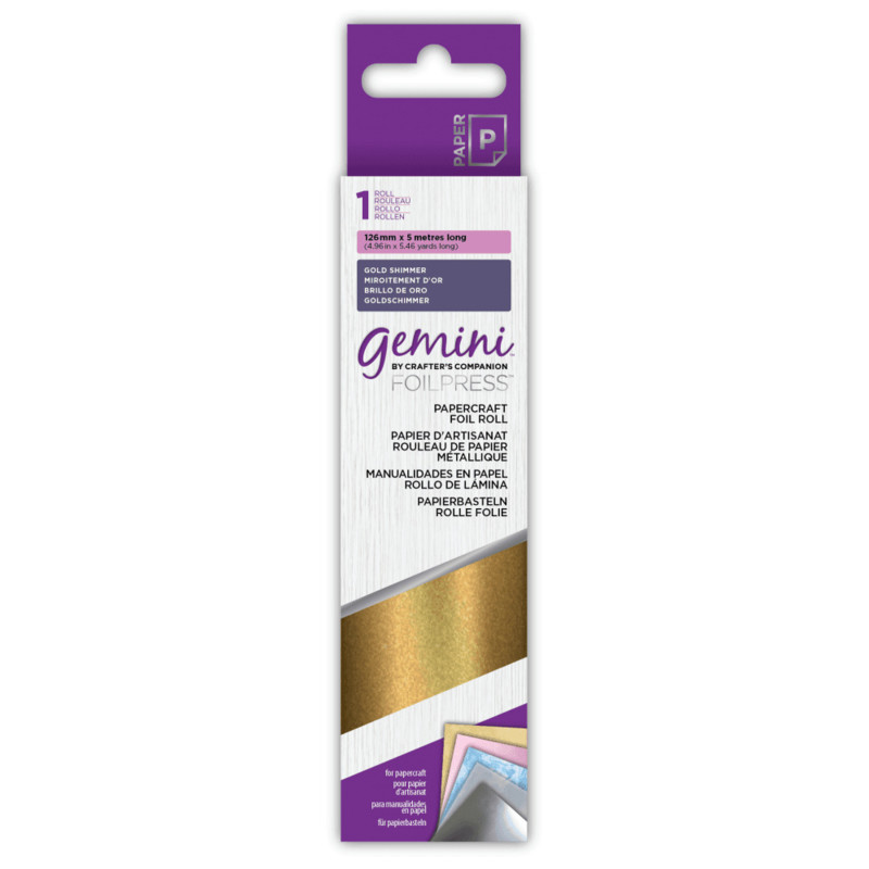 gemini-papercraft-foil-gold-shimmer
