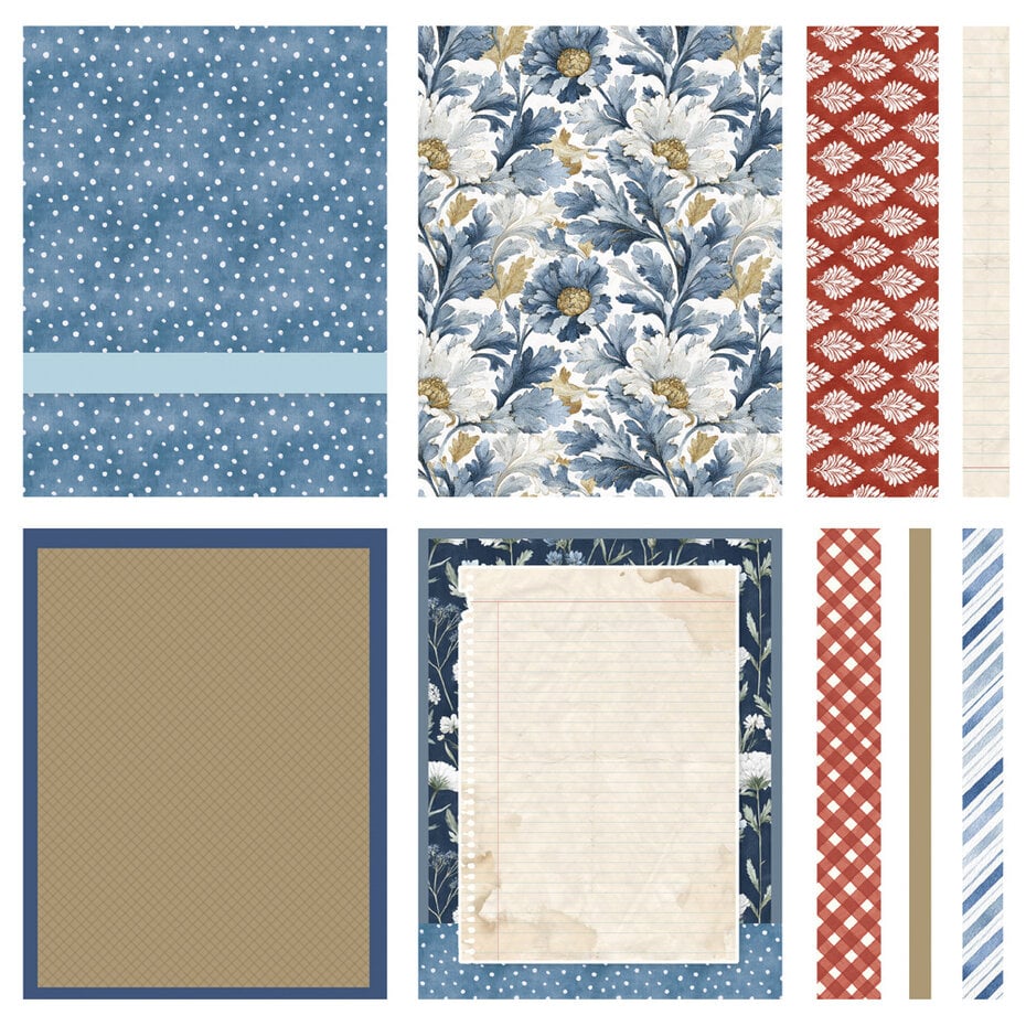 Simple Stories - Simple Vintage Sand & Sea 12x12 Inch Simple Cards Kit