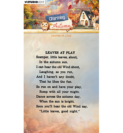 Studio Light Clear Stamp - Leaves at play Charming Autumn nr.872