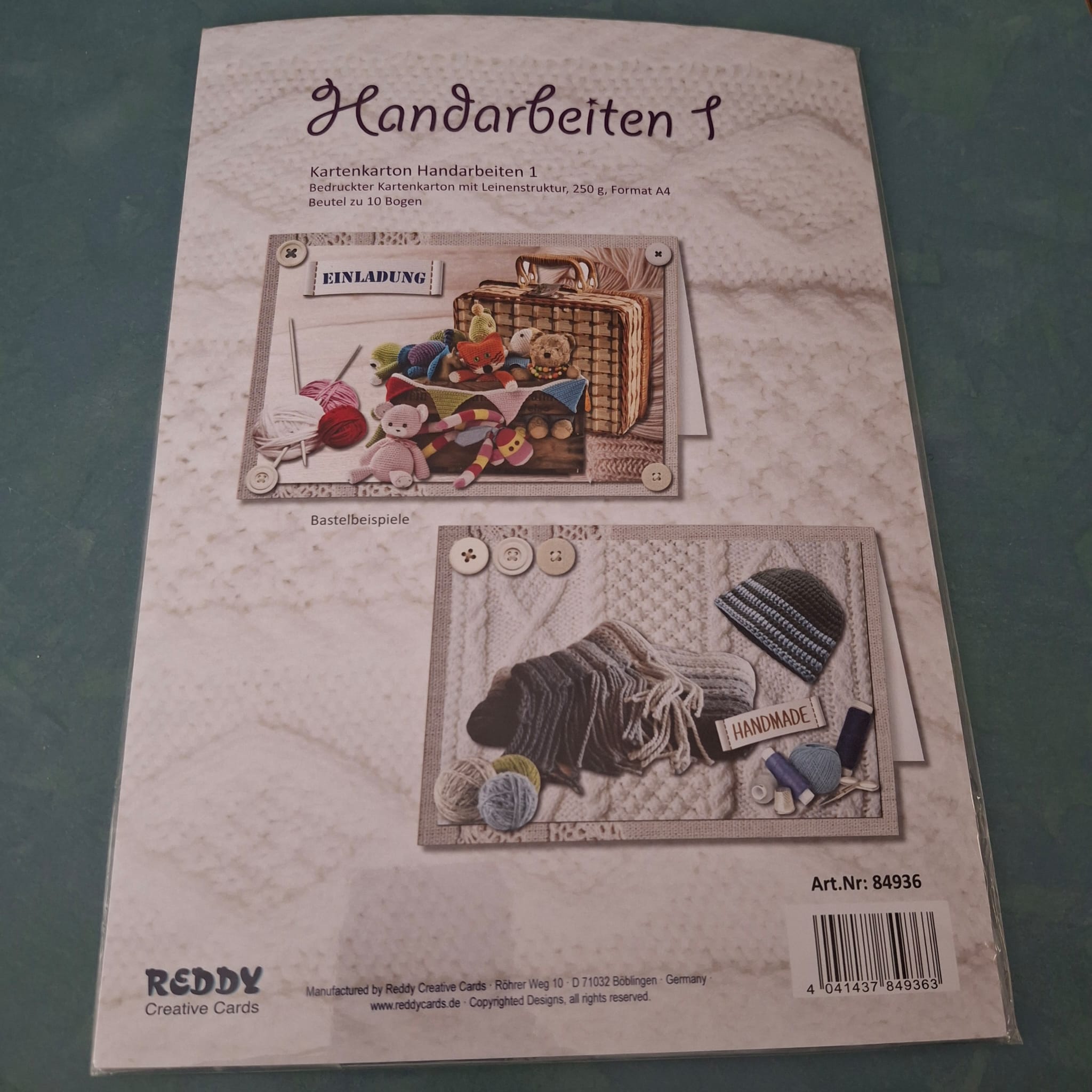 Reddy Creative Cards - Kartenkarton Handarbeiten 1