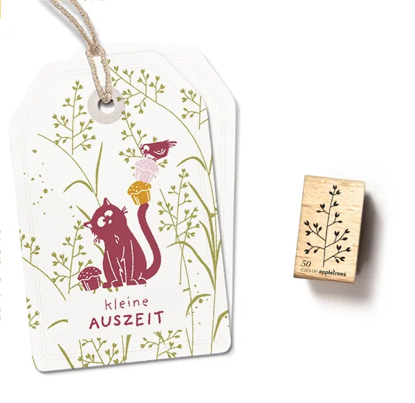 cats on appletrees - Stempel Pflanze 50