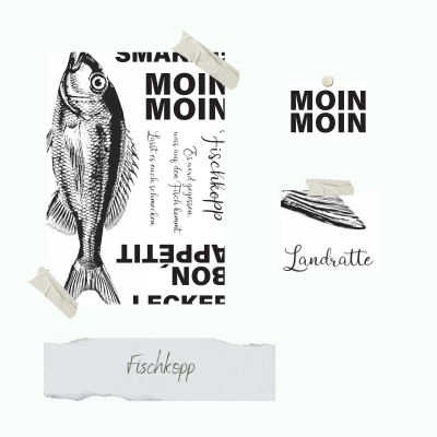 Creative Depot -  Stempelset - Fischkopp 