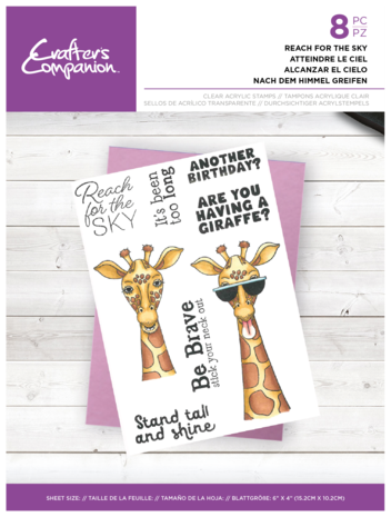 Crafters Companion - Reach for the Sky Clear Stamps
