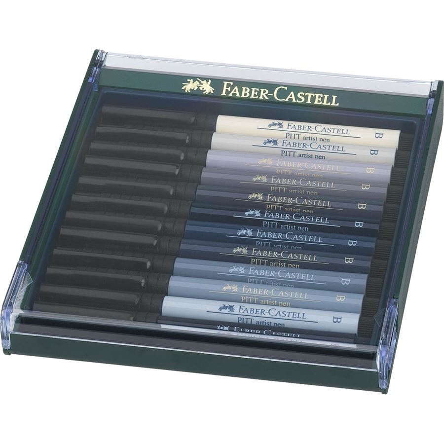 faber-castell-pitt-artist-pen-brush-grey-12pcs-fc faber-castell-pitt-artist-pen-brush-grey-12pcs-fc