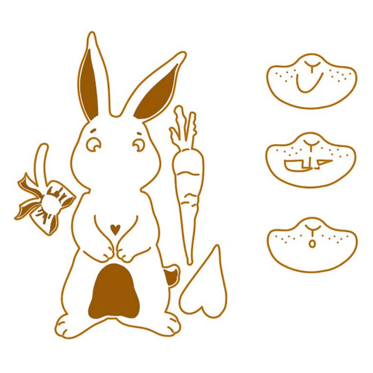 Creative Depot - Die - Schokohase mit Herz