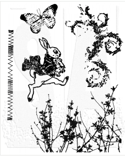 Tim Holtz Cling Mount Stamps: Spring Sprung