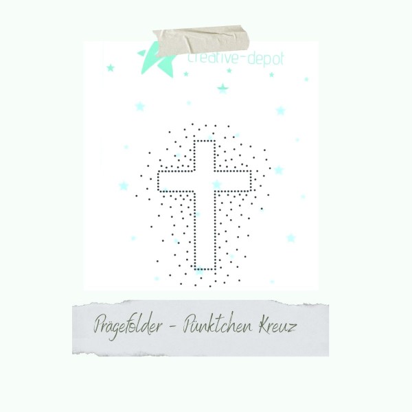 Creative Depot - Prägefolder - Pünktchen Kreuz - 11 x 15,5 cm Creative Depot - Prägefolder - Pünktchen Kreuz - 11 x 15,5 cm