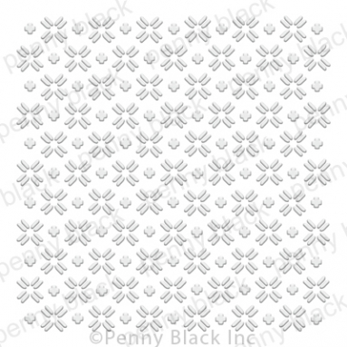 Penny Black - DASHED DESIGN (EMBOSSING FOLDER)6"x6"